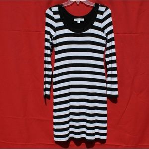 Black and white stripped Karen Kane dress